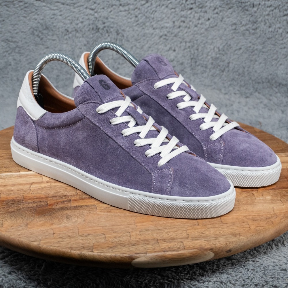 Greats Brooklyn Reign Made‎ Italy Women's Size 10/40 Purple Suede Sneakers Shoes